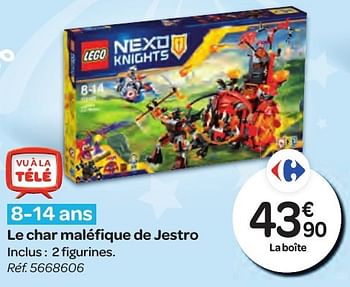 Promotions Le char maléfi que de jestro - Lego - Valide de 26/10/2016 à 06/12/2016 chez Carrefour
