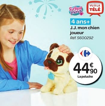 Promotions J.j. mon chien joueur - FurReal Friends - Valide de 26/10/2016 à 06/12/2016 chez Carrefour