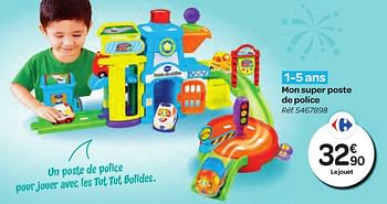 Promotions Mon super poste de police - Vtech - Valide de 26/10/2016 à 06/12/2016 chez Carrefour