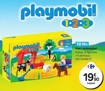 Promoties Parc animalier - Playmobil - Geldig van 26/10/2016 tot 06/12/2016 bij Carrefour