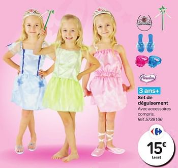 Promotions Set de déguisement - Produit maison - Carrefour  - Valide de 26/10/2016 à 06/12/2016 chez Carrefour