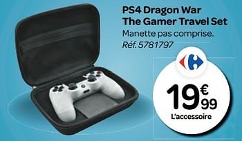Promotions Ps4 dragon war the gamer travel set - Dragon - Valide de 26/10/2016 à 06/12/2016 chez Carrefour