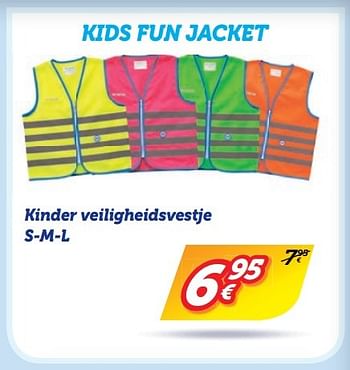 Promoties Kids fun jacket - Huismerk - Auto 5  - Geldig van 07/11/2016 tot 30/11/2016 bij Auto 5