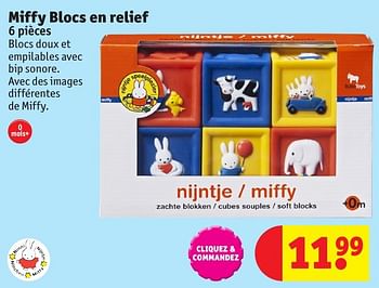 Promoties Miffy blocs en relief - Nijntje - Geldig van 25/10/2016 tot 19/12/2016 bij Kruidvat