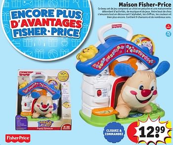 Promoties Maison fisher-price - Fisher-Price - Geldig van 25/10/2016 tot 19/12/2016 bij Kruidvat