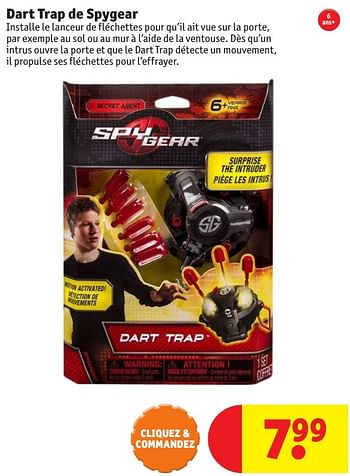 Promoties Dart trap de spygear - Spy gear - Geldig van 25/10/2016 tot 19/12/2016 bij Kruidvat