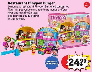 Promotions Restaurant pinypon burger - Pinypon - Valide de 25/10/2016 à 19/12/2016 chez Kruidvat