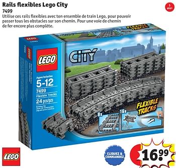 Promotions Rails flexibles lego city - Lego - Valide de 25/10/2016 à 19/12/2016 chez Kruidvat
