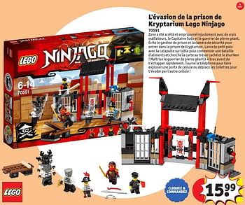 Promotions L`évasion de la prison de kryptarium lego ninjago - Lego - Valide de 25/10/2016 à 19/12/2016 chez Kruidvat