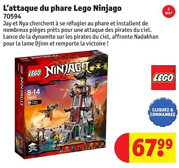 Promotions L`attaque du phare lego ninjago - Lego - Valide de 25/10/2016 à 19/12/2016 chez Kruidvat