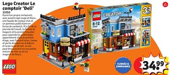 Promotions Lego creator le comptoir `deli` - Lego - Valide de 25/10/2016 à 19/12/2016 chez Kruidvat