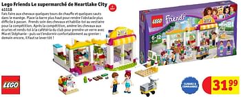 Promotions Lego friends le supermarché de heartlake city - Lego - Valide de 25/10/2016 à 19/12/2016 chez Kruidvat