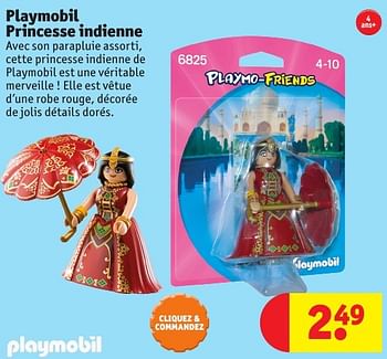 Promotions Playmobil princesse indienne - Playmobil - Valide de 25/10/2016 à 19/12/2016 chez Kruidvat