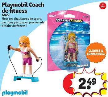 Promoties Playmobil coach de fitness - Playmobil - Geldig van 25/10/2016 tot 19/12/2016 bij Kruidvat
