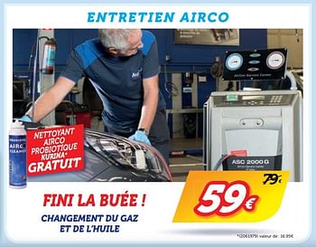 Promoties Entretien airco - Huismerk - Auto 5  - Geldig van 07/11/2016 tot 30/11/2016 bij Auto 5