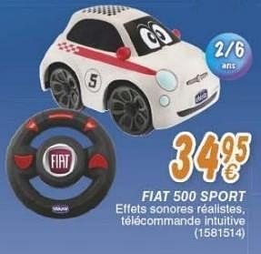 Promotions Fiat 500 sport - Chicco - Valide de 18/10/2016 à 06/12/2016 chez Cora