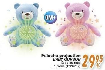 Promotions Peluche projection baby ourson - Chicco - Valide de 18/10/2016 à 06/12/2016 chez Cora