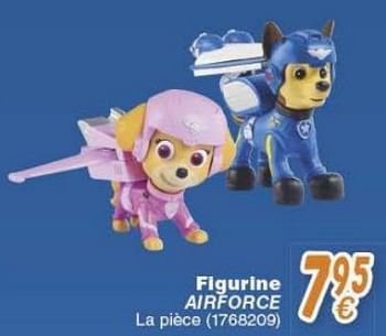 Promotions Figurine airforce - PAW  PATROL - Valide de 18/10/2016 à 06/12/2016 chez Cora