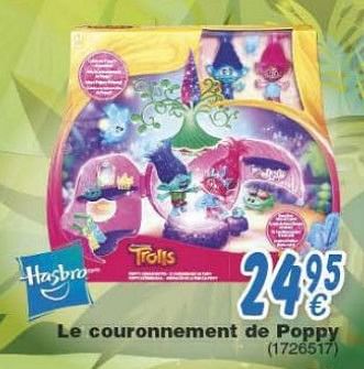 Promoties Le couronnement de poppy - Hasbro - Geldig van 18/10/2016 tot 06/12/2016 bij Cora