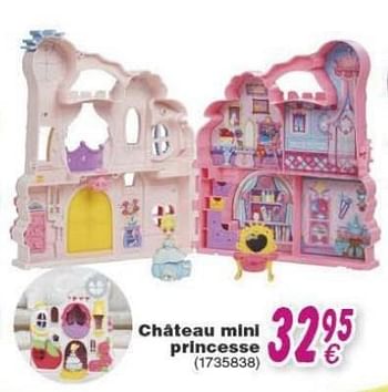Promoties Château mini princesse - Disney - Geldig van 18/10/2016 tot 06/12/2016 bij Cora