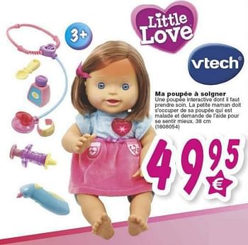 Promoties Ma poupée à soigner - Vtech - Geldig van 18/10/2016 tot 06/12/2016 bij Cora