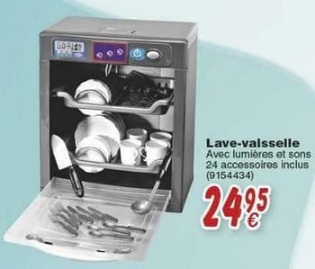 Promoties Lave vaisselle - Huismerk - Cora - Geldig van 18/10/2016 tot 06/12/2016 bij Cora