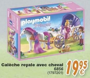 Promoties Calèche royale avec cheval - Playmobil - Geldig van 18/10/2016 tot 06/12/2016 bij Cora