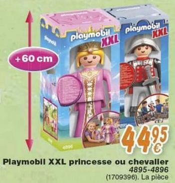 Promoties Playmobil xxl princesse ou chevalier - Playmobil - Geldig van 18/10/2016 tot 06/12/2016 bij Cora