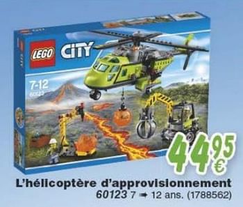Promoties L`hélicoptère d`approvisionnement - Lego - Geldig van 18/10/2016 tot 06/12/2016 bij Cora