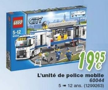 Promotions L`unité de police mobile - Lego - Valide de 18/10/2016 à 06/12/2016 chez Cora