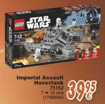 Promoties Imperial assauit hovertank - Lego - Geldig van 18/10/2016 tot 06/12/2016 bij Cora