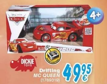 Promoties Drifting mc queen - Dickie - Geldig van 18/10/2016 tot 06/12/2016 bij Cora
