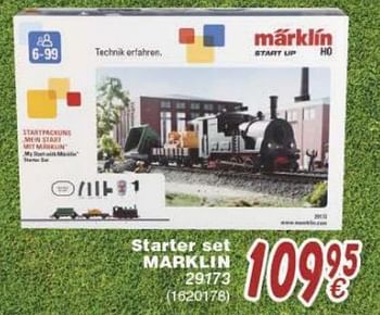 Promoties Starter set marklin - Marklin - Geldig van 18/10/2016 tot 06/12/2016 bij Cora