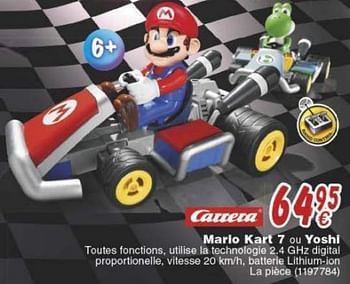 Promotions Mario kart 7 ou yoshi - Carrera - Valide de 18/10/2016 à 06/12/2016 chez Cora