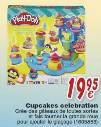 Promoties Cupcakes celebration - Play-Doh - Geldig van 18/10/2016 tot 06/12/2016 bij Cora