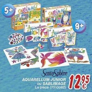 Promoties Aquarellum junior ou sablimage - Sento Sphere - Geldig van 18/10/2016 tot 06/12/2016 bij Cora