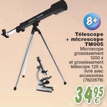 Promotions Télescope + microscope tm005 - National Geographic - Valide de 18/10/2016 à 06/12/2016 chez Cora