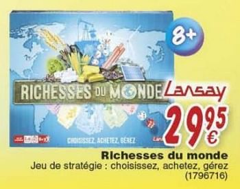 Promoties Richesses du monde - Lansay - Geldig van 18/10/2016 tot 06/12/2016 bij Cora