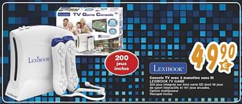 Promoties Console tv avec 2 manettes sans fil lexibook tv game - Lexibook - Geldig van 18/10/2016 tot 06/12/2016 bij Cora