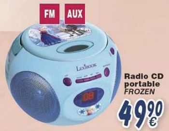 Promotions Radio cd portable frozen - Lexibook - Valide de 18/10/2016 à 06/12/2016 chez Cora