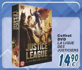 Promotions Coffret dvd la ligue des justiciers - Produit maison - Cora - Valide de 18/10/2016 à 06/12/2016 chez Cora