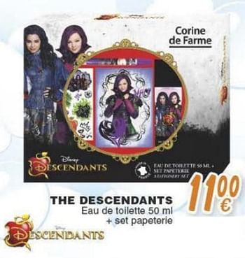 Promotions The descendants - Corine de farme - Valide de 18/10/2016 à 06/12/2016 chez Cora