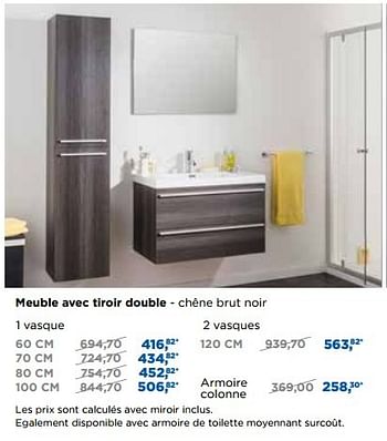 Promoties Bèta meubles salle de bains - Storke - Geldig van 01/11/2016 tot 03/12/2016 bij X2O