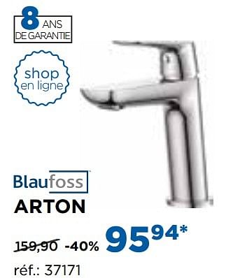 Promoties Arton robinets de lavabo - Blaufoss - Geldig van 01/11/2016 tot 03/12/2016 bij X2O