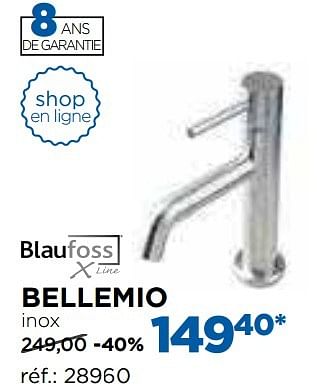 Promoties Bellemio robinets de lavabo - Blaufoss - Geldig van 01/11/2016 tot 03/12/2016 bij X2O
