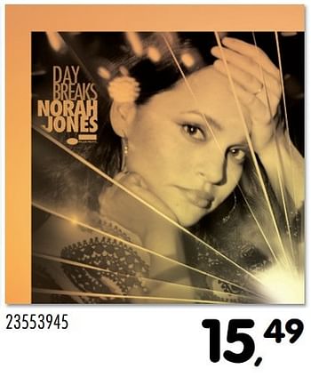 Promoties Day breaks norah jones - Huismerk - Supra Bazar - Geldig van 08/11/2016 tot 06/12/2016 bij Supra Bazar