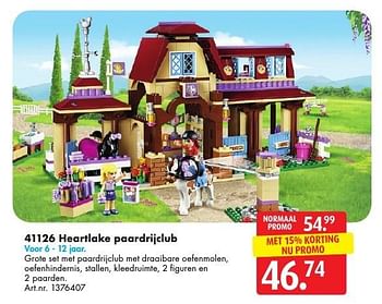 Promoties Heartlake paardrijclub - Lego - Geldig van 05/11/2016 tot 20/11/2016 bij Bart Smit