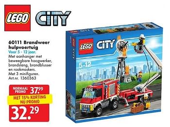 Promoties Brandweer hulpvoertuig - Lego - Geldig van 05/11/2016 tot 20/11/2016 bij Bart Smit