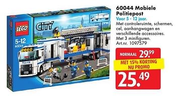 Promoties Mobiele politiepost - Lego - Geldig van 05/11/2016 tot 20/11/2016 bij Bart Smit