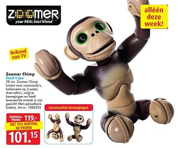 Promoties Zoomer chimp - Zoomer - Geldig van 05/11/2016 tot 20/11/2016 bij Bart Smit